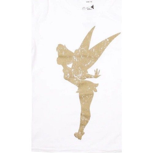 Abbigliamento Bambina T-shirts a maniche lunghe Tinkerbell TV788 Bianco