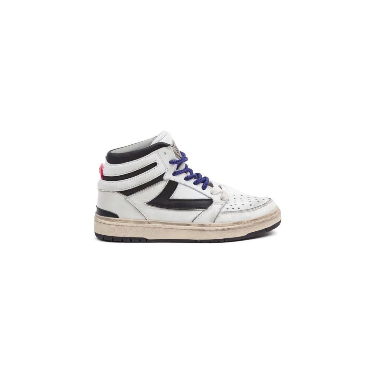 Scarpe Donna Sneakers Htc STARLIGHT HIGH W-WB-WHITE/BLACK Bianco
