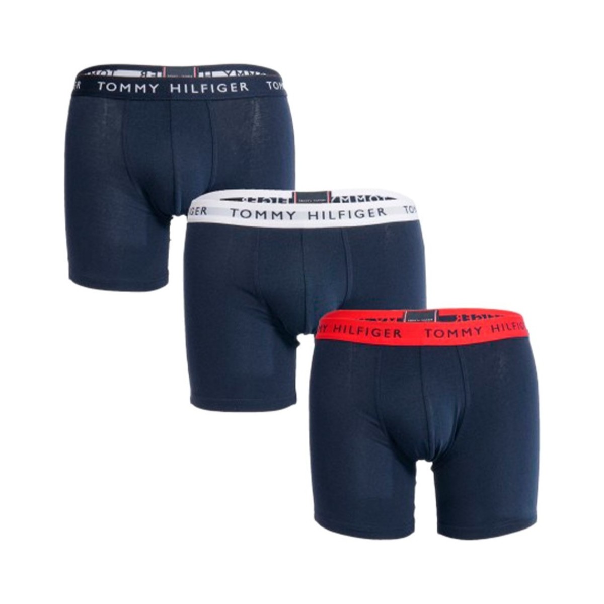 Biancheria Intima Uomo Boxer Tommy Jeans Pack x3 unlimited logo Blu