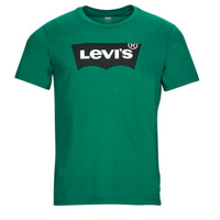 Abbigliamento Uomo T-shirt maniche corte Levi's GRAPHIC CREWNECK TEE Bw / Color / Extension / Verde smeraldo