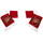 Accessori Sciarpe Arsenal Fc Bar Scar Rosso