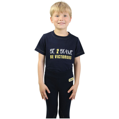 Abbigliamento Unisex bambino T-shirts a maniche lunghe Little Knight Be Brave Multicolore