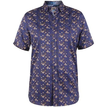 Abbigliamento Uomo Camicie maniche corte Duke Kingston D555 Blu