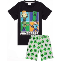 Abbigliamento Bambino Pigiami / camicie da notte Minecraft NS6730 Nero