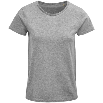 Abbigliamento Donna T-shirts a maniche lunghe Sols 3581 Grigio
