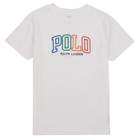 Abbigliamento Bambina T-shirt maniche corte Polo Ralph Lauren SSCNM4-KNIT SHIRTS- Bianco