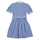 Abbigliamento Bambina Abiti corti Polo Ralph Lauren MAGALIE DRS-DRESSES-DAY DRESS Blu / Bianco