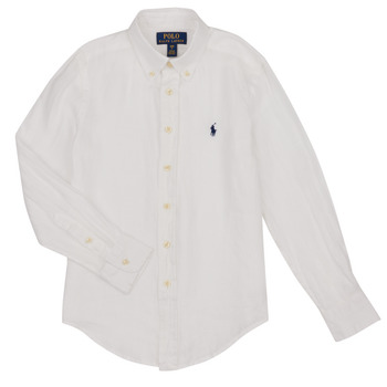 Abbigliamento Bambino Camicie maniche lunghe Polo Ralph Lauren CLBDPPC-SHIRTS-SPORT SHIRT Bianco