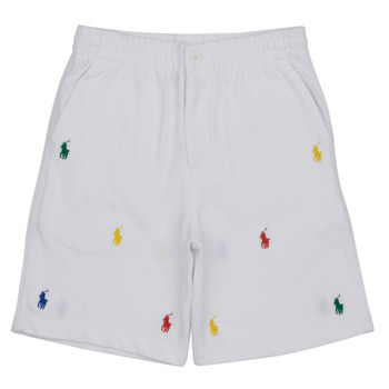 Abbigliamento Bambino Shorts / Bermuda Polo Ralph Lauren PREPSTER SHT-SHORTS-ATHLETIC Bianco