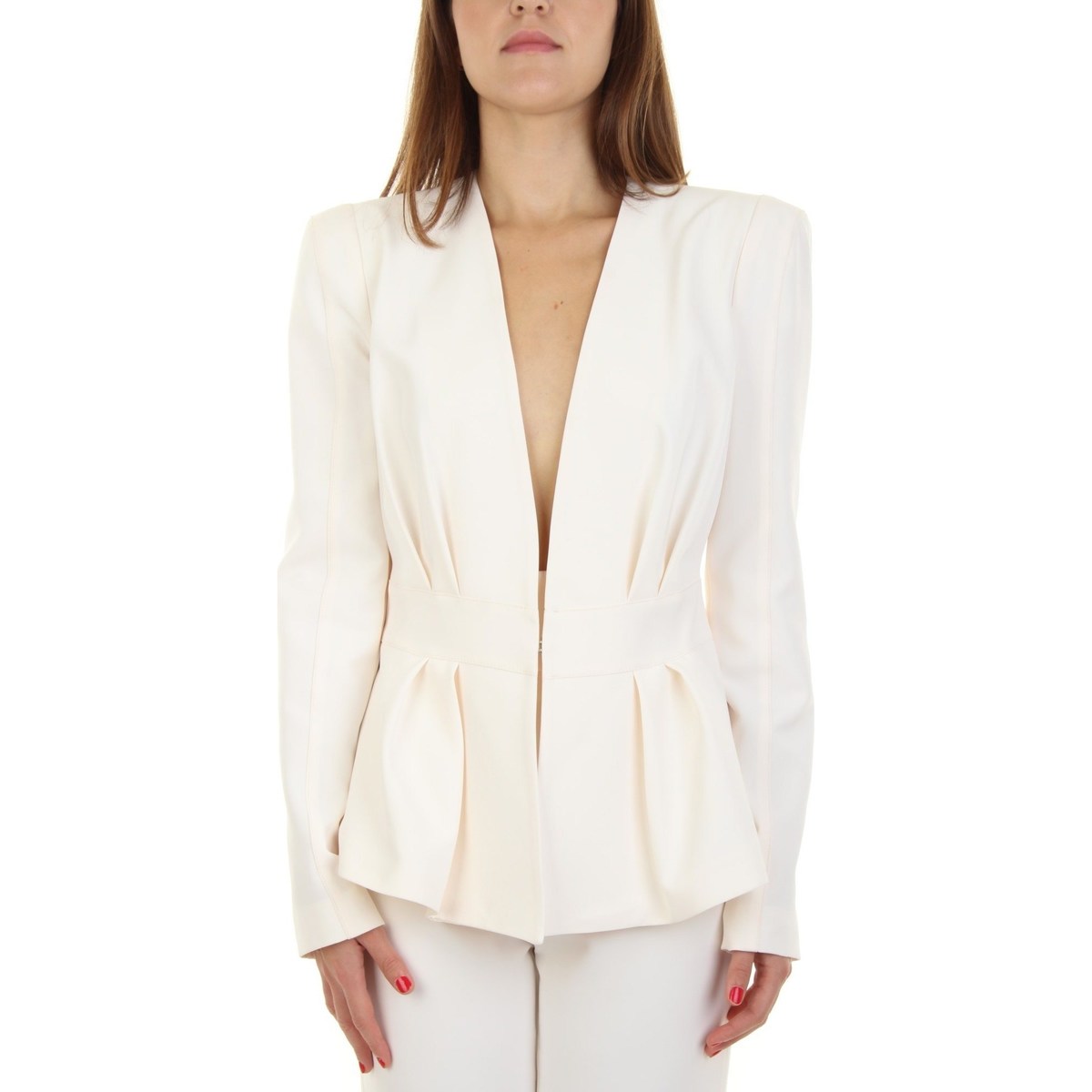 Abbigliamento Donna Giacche / Blazer Silence GI515ORIONE Bianco