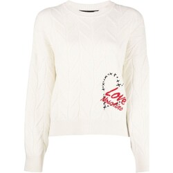 Abbigliamento Donna T-shirts a maniche lunghe Love Moschino WSM3711X1441 Bianco