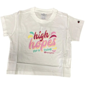 Abbigliamento Bambina T-shirt maniche corte Champion Completo  ragazza (404396) Bianco