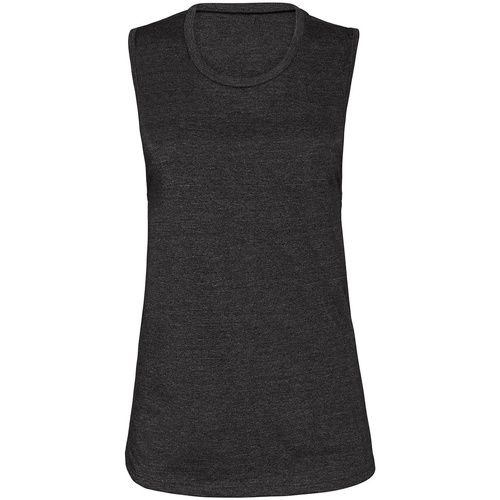 Abbigliamento Donna Top / T-shirt senza maniche Bella + Canvas Muscle Grigio