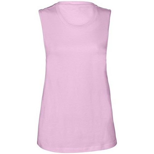 Abbigliamento Donna Top / T-shirt senza maniche Bella + Canvas Muscle Viola