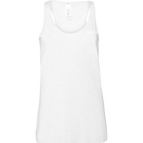 Abbigliamento Donna Top / T-shirt senza maniche Bella + Canvas Muscle Bianco