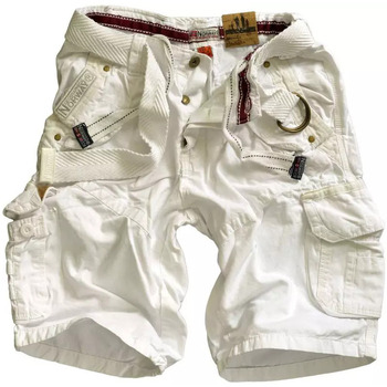 Abbigliamento Uomo Pantaloni Geographical Norway Pantaloni corti da uomo  PAUVOIR Bianco