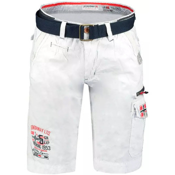 Abbigliamento Uomo Shorts / Bermuda Geographical Norway Pantaloni corti uomo  Parodie Bianco