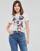 Abbigliamento Donna T-shirt maniche corte Desigual TS_MICKEY CRASH Bianco / Multicolore