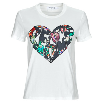 Abbigliamento Donna T-shirt maniche corte Desigual TS_COR Bianco