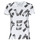 Abbigliamento Donna T-shirt maniche corte Desigual TS_GLASGOW Bianco / Nero