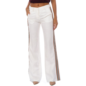 Abbigliamento Donna Pantaloni Sisley 4JF155776-074 Bianco
