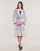 Abbigliamento Donna Trench Karl Lagerfeld KL EMBROIDERED LACE COAT Bianco / Nero