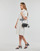 Abbigliamento Donna Abiti corti Karl Lagerfeld PIQUE POLO DRESS Bianco / Nero