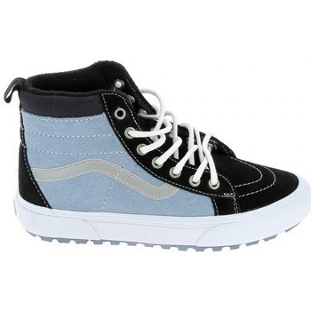 Scarpe Bambina Sneakers Vans SK8 Hi Reflective C Bleu Noir Blu