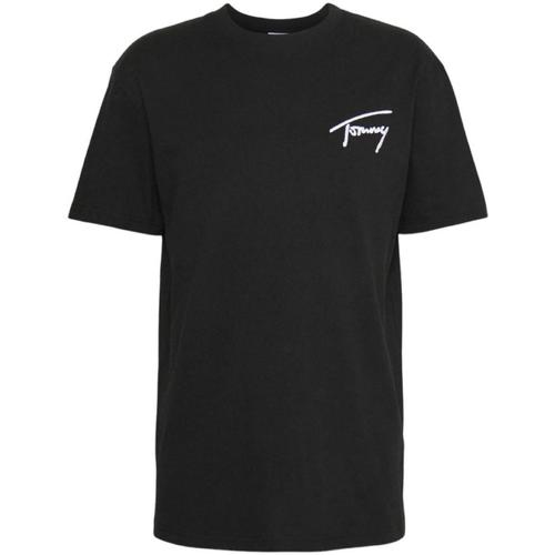 Abbigliamento Donna T-shirt maniche corte Tommy Hilfiger  Nero