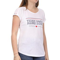 Abbigliamento Donna T-shirt & Polo Teddy Smith 31014148D Bianco
