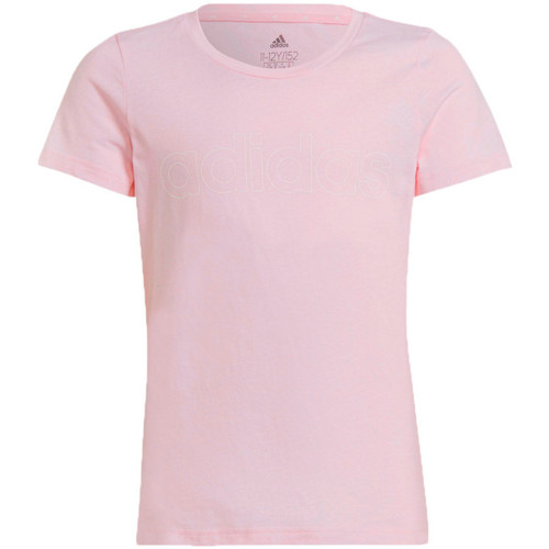 Abbigliamento Bambina T-shirt & Polo adidas Originals GS0187 Rosa
