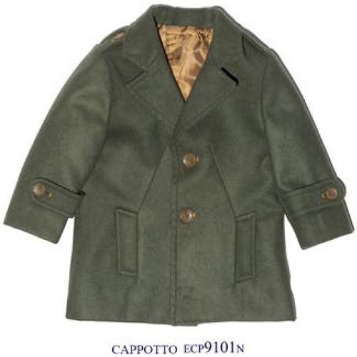 Abbigliamento Bambino Cappotti Emanuel Pris ECP9101B 2000000241548 Verde