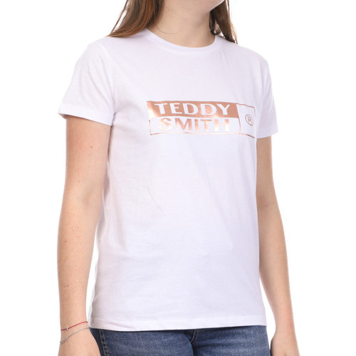 Abbigliamento Donna T-shirt maniche corte Teddy Smith 31015166D Bianco