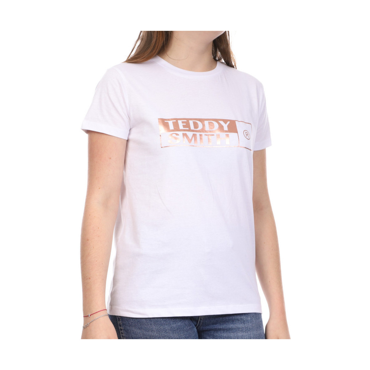 Abbigliamento Donna T-shirt & Polo Teddy Smith 31015166D Bianco