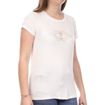 Abbigliamento Donna T-shirt maniche corte Teddy Smith 31015165D Bianco