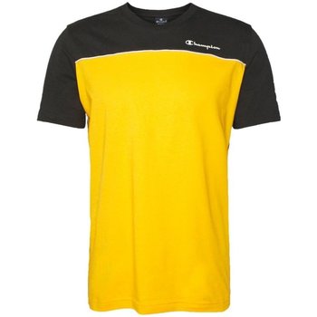 Abbigliamento Uomo T-shirt maniche corte Champion T-Shirt Uomo Piping Block Tee Nero