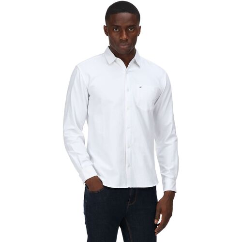 Abbigliamento Uomo Camicie maniche lunghe Regatta Brycen Bianco