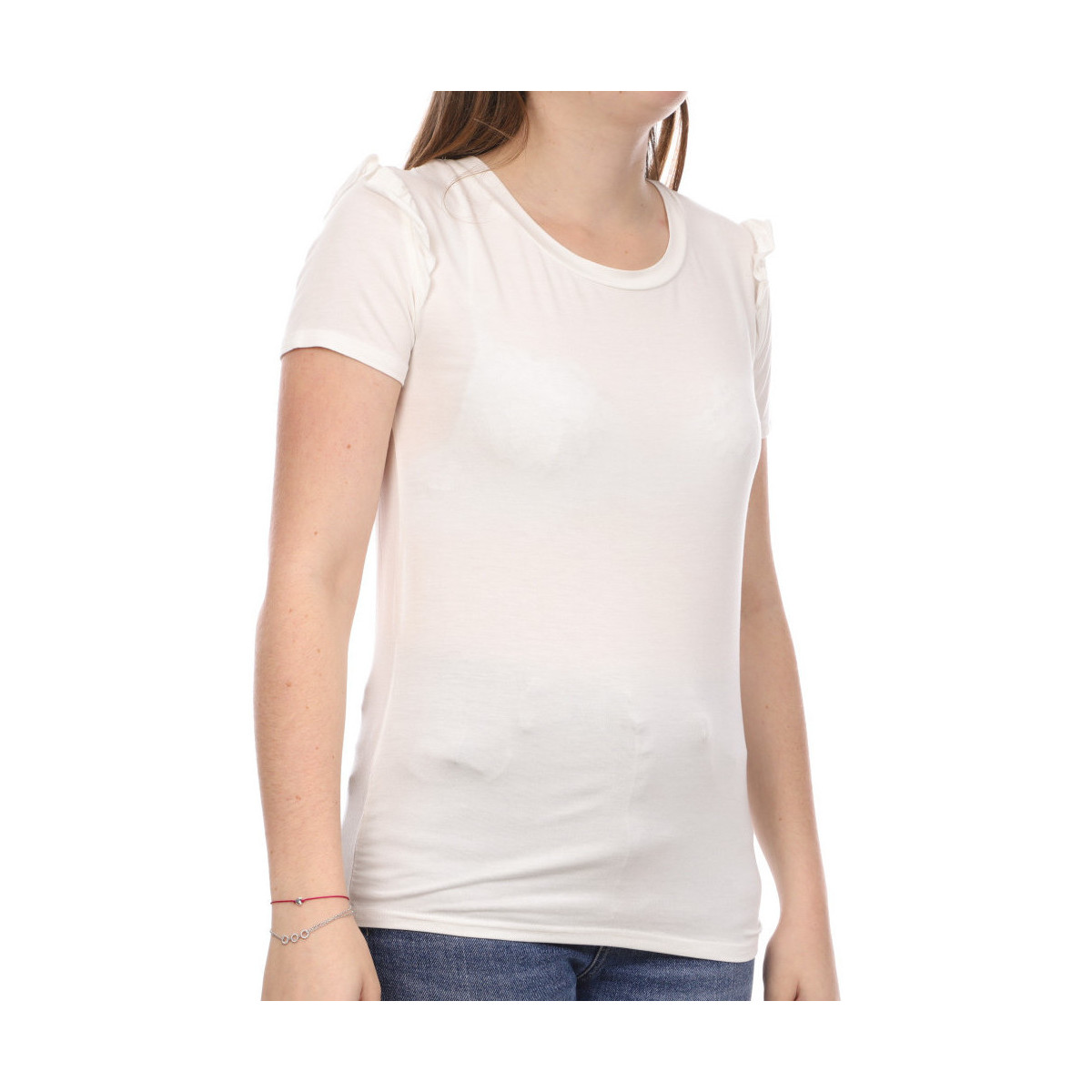 Abbigliamento Donna T-shirt & Polo Teddy Smith 31013279D Bianco