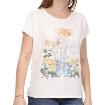 Abbigliamento Donna T-shirt & Polo Teddy Smith 31015163D Bianco
