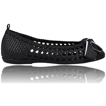 Scarpe Donna Ballerine Wonders Zapatos Bailarinas Planas para Mujer de  Bow CH-1001 Nero