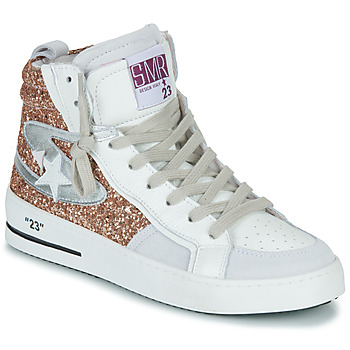 Scarpe Donna Sneakers alte Semerdjian MARAL-9565 Oro / Bianco / Beige