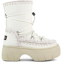Scarpe Donna Sneakers Mou Eskimo Snow Boot Twist Short Nubuck True White Bianco