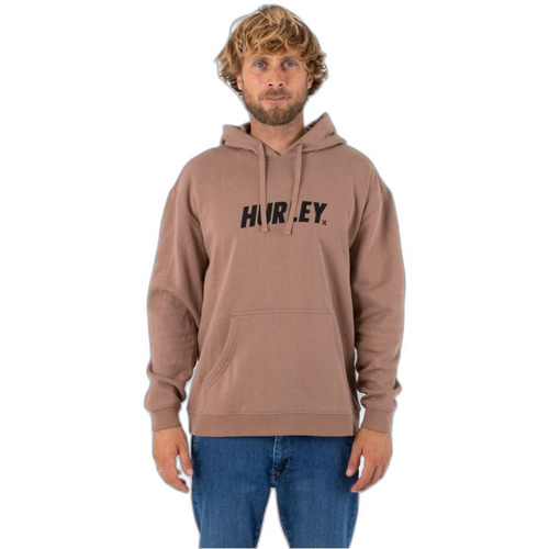 Abbigliamento Uomo Felpe Hurley Sweatshirt à capuche  Fastlane Solid Marrone