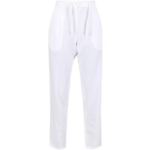 Abbigliamento Donna Pantaloni Regatta Maida Bianco