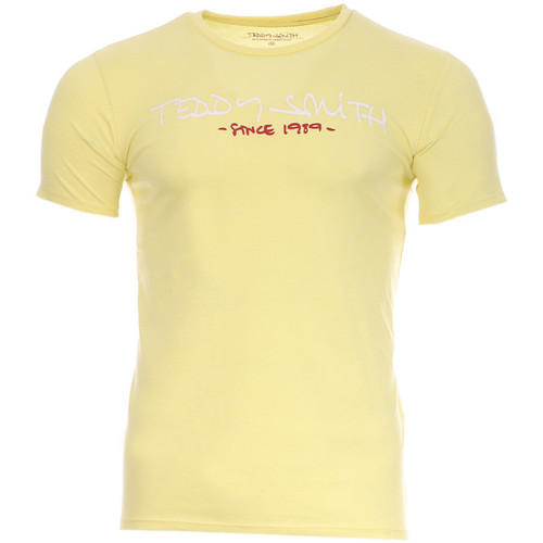 Abbigliamento Uomo T-shirt & Polo Teddy Smith 11014744D Giallo