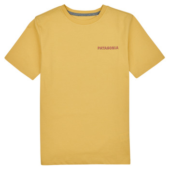 Abbigliamento Unisex bambino T-shirt maniche corte Patagonia K's Regenerative Organic Certified Cotton Graphic T-Shirt Giallo