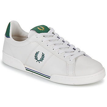 Scarpe Uomo Sneakers basse Fred Perry B722 LEATHER Bianco / Verde