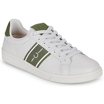 Scarpe Uomo Sneakers basse Fred Perry B721 LEA/GRAPHIC BRAND MESH Olive