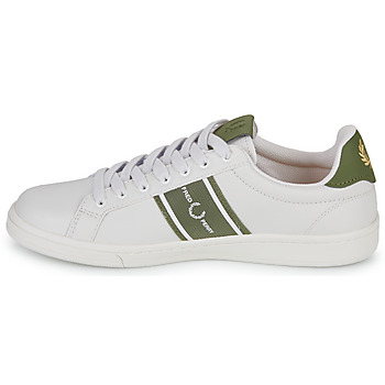 Fred Perry B721 LEA/GRAPHIC BRAND MESH Olive