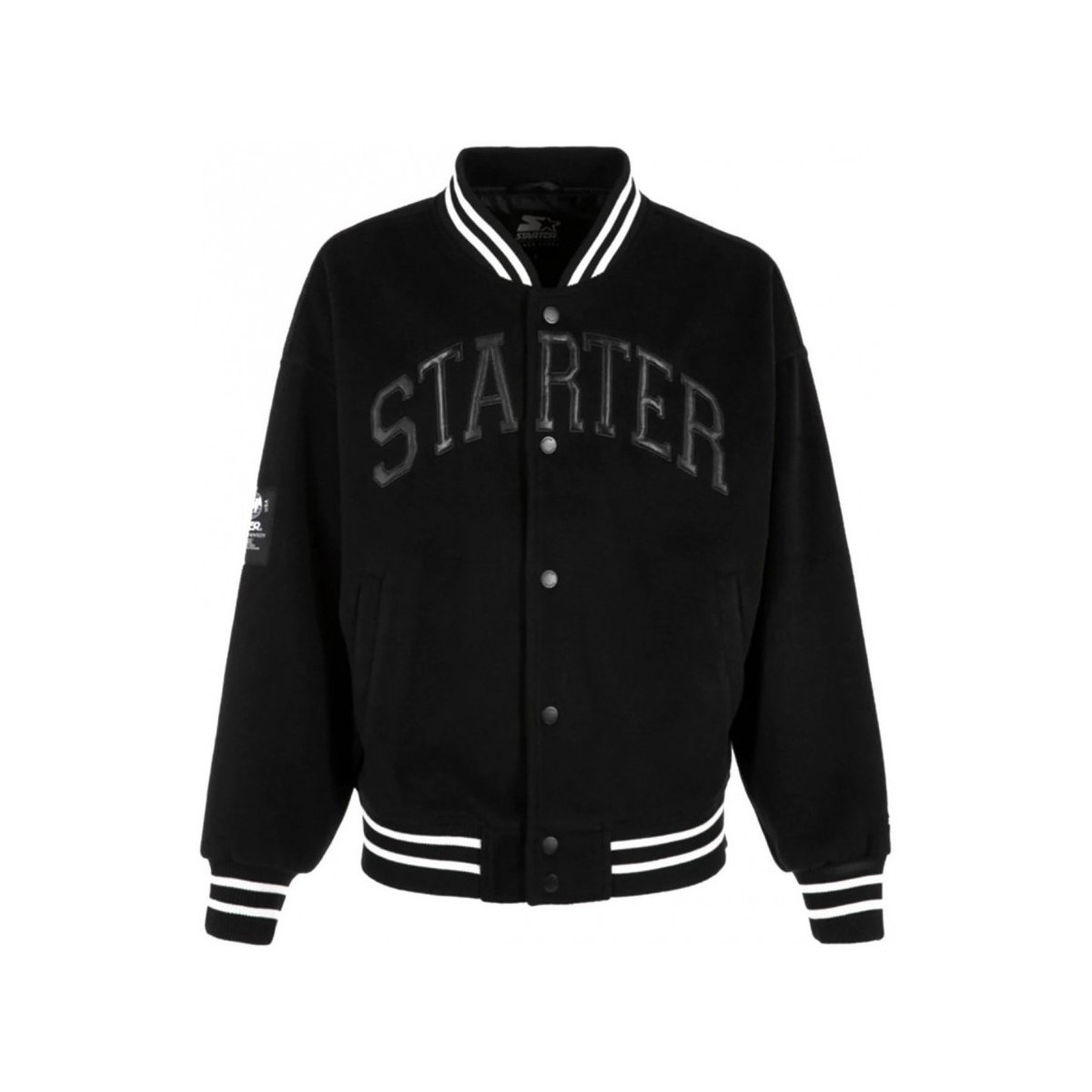 Abbigliamento Uomo Giubbotti Starter Black Label Giacca Starter Varsity (73485) Nero